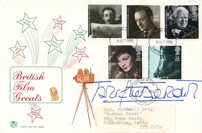 1985 (10) Films - Stuart - Canterbury FDI - Signed by the late Brigitte Bardot