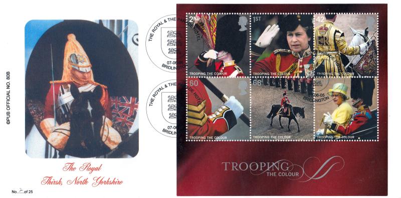 2005 (06) Trooping Of The Colour (M/S) - Brazier 'The Royal & The Parade Hotel 'Pub' Official