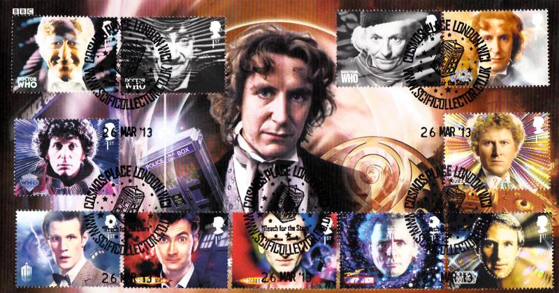 2013 (03) Doctor Who (Stamps) - Steven Scott 'Cosmos Place' (Paul McCann) Official