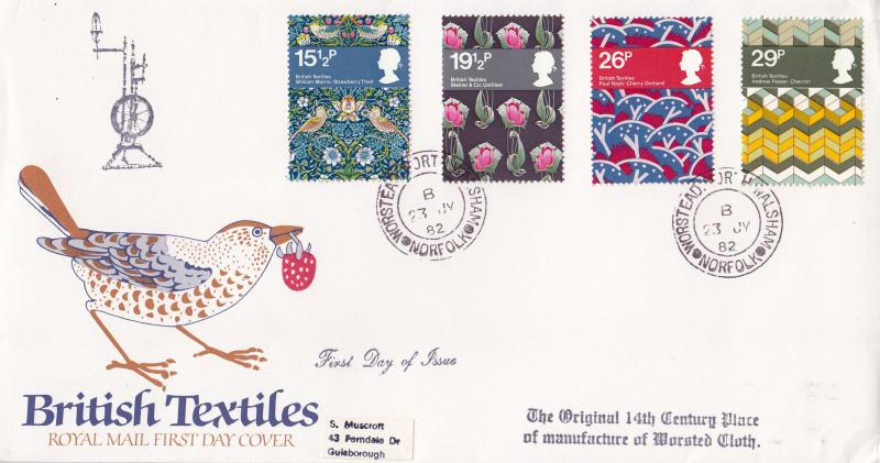 1982 (07) Textiles - RM - Worstead CDS