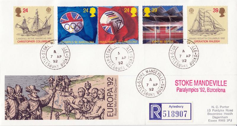 1992 (04) Europa - RM - Stoke Mandeville CDS