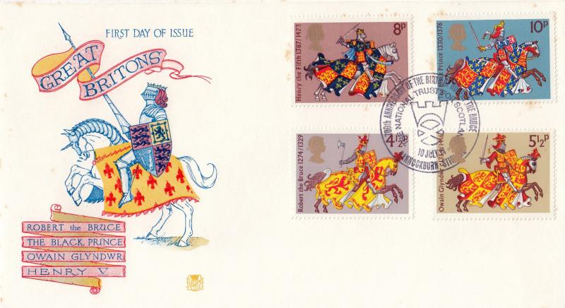 1974 (07) Great Britons - Stuart - National Trust for Scotland H/S