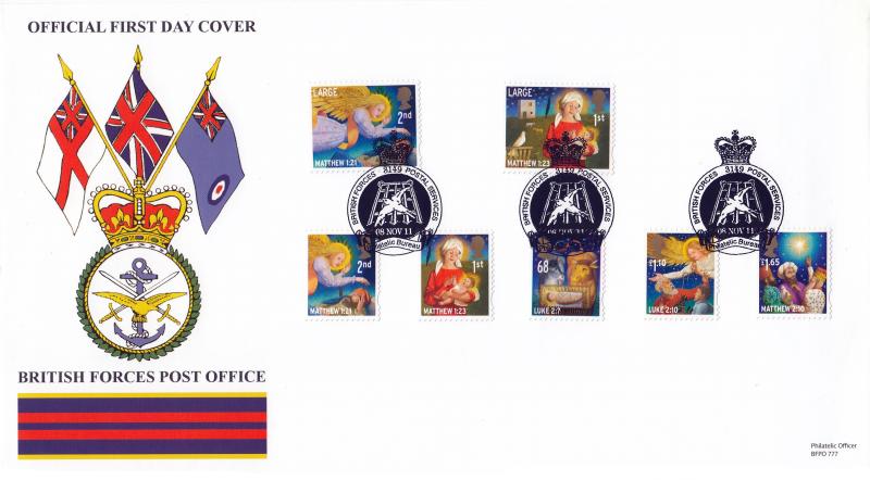 2011 (11) Christmas (Stamps) - British Forces Post Office (BF3149PS) Official