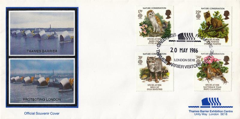 1986 (05) Nature - Covercraft 'Thames Barrier' Official