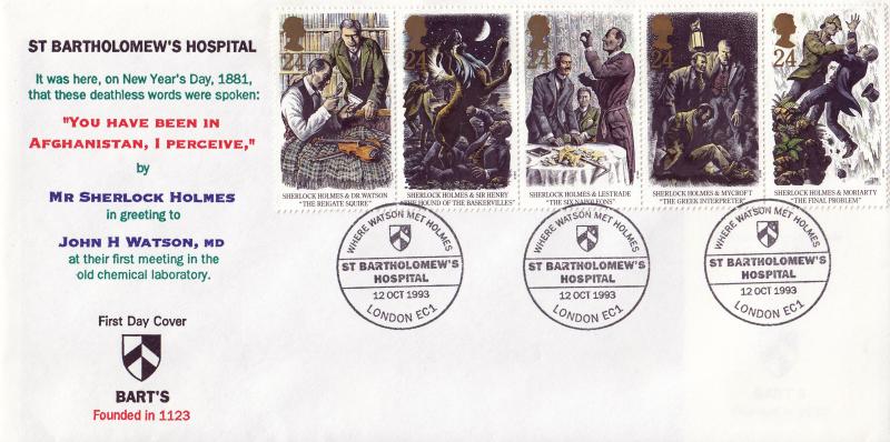 1993 (10) Sherlock Holmes - St Bartholomew's Hospital Official
