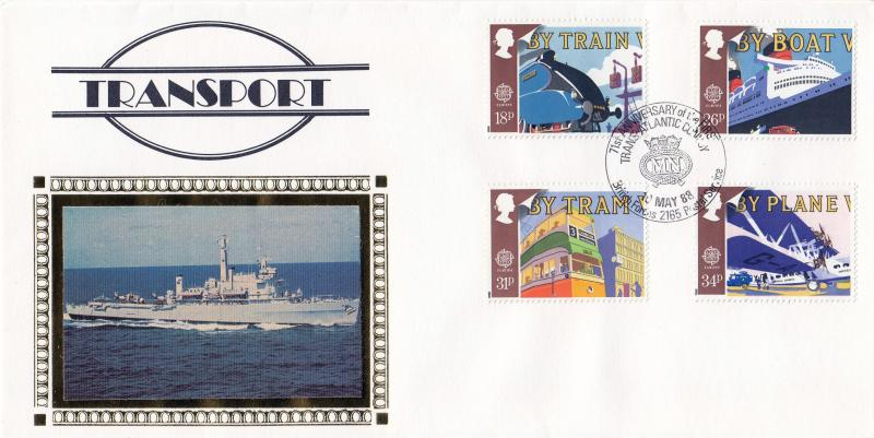 1988 (05) Transport - Benham 'Star' Cover - Transatlantic Convoy BF2165PS H/S