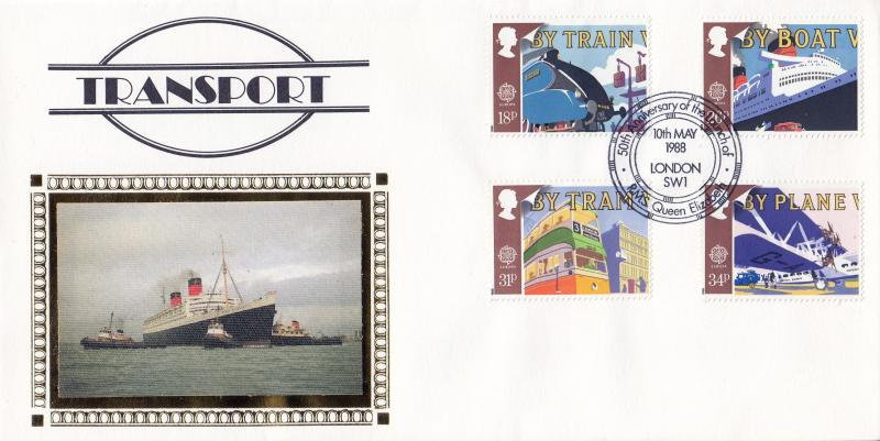 1988 (05) Transport - Benham 'Star' Cover - RMS Queen Elizabeth, SW1 H/S