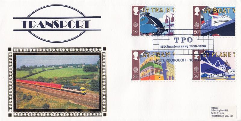 1988 (05) Transport - Benham 'Star' Cover - TPO Anniversary, Peterborough H/S