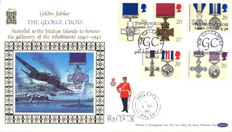 1990 (09) Gallantry - Benham SPG 12 'GC For Gallantry, London SW' Official