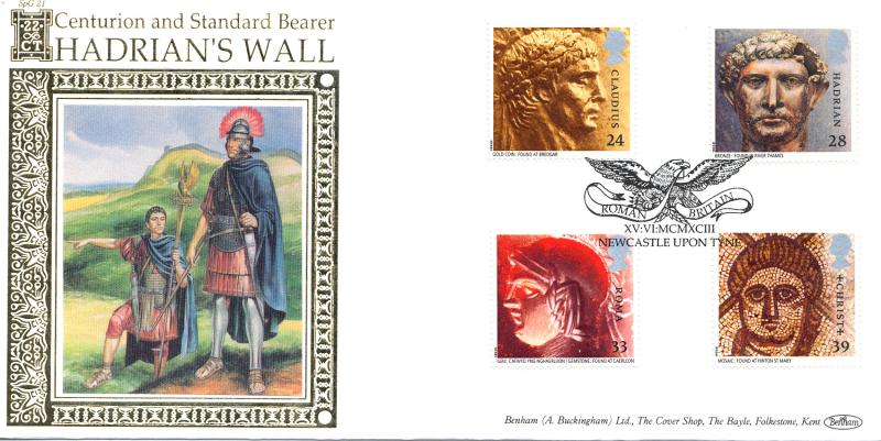 1993 (06) Roman Britain - Benham SPG 21 'Newcastle Upon Tyne' Official