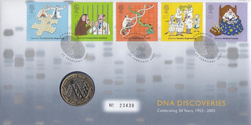 2003 (02) DNA - Royal Mint 'Cambridge' Official