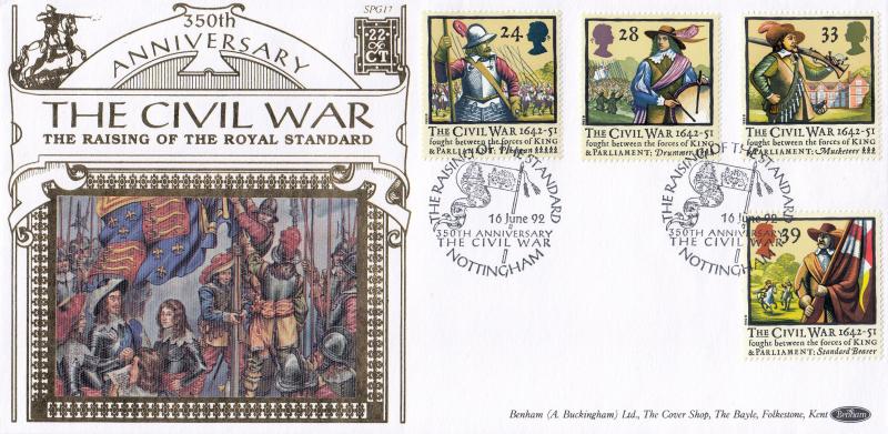 1992 (06) Civil War - Benham SPG 17 - 'Raising Of The Standard' Official