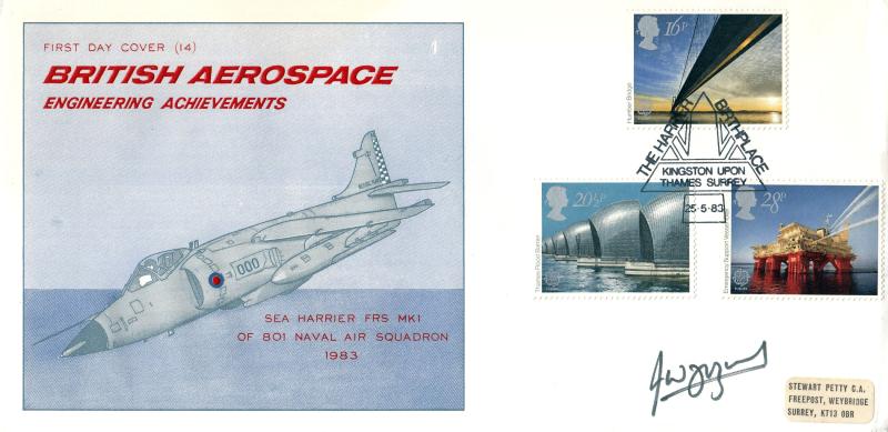 1983 (05) Engineering - Stuart Petty 'Sea Harrier' Official - Signed by 'Sea Harrier' Crew Member