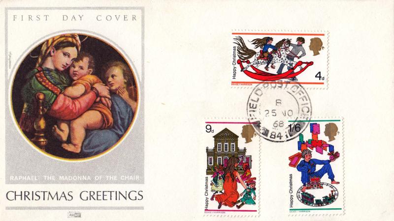 1968 (11) Christmas - Philart - Field Post Office 84 CDS