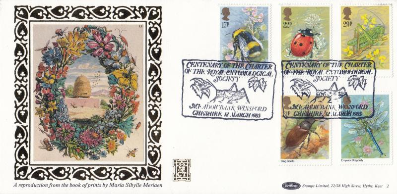 1985 (03) Insects - Benham Gold (500) Official