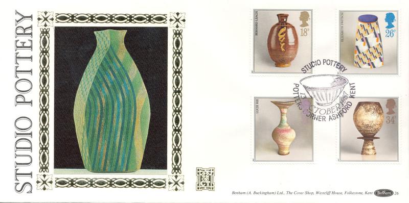 1987 (10) Studio Pottery - Benham Gold (500) Official