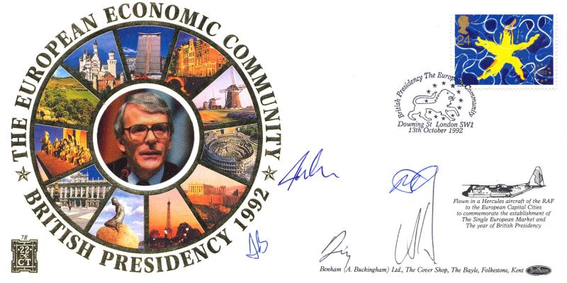 1992 (10) Single Market - Benham Gold (500) Official - Signed by the Hercules Crew