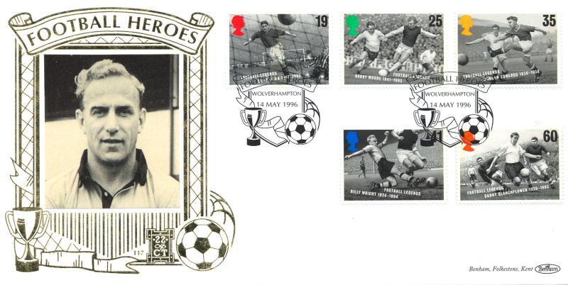 1996 (05) Football Legends - Benham Gold (500) Official