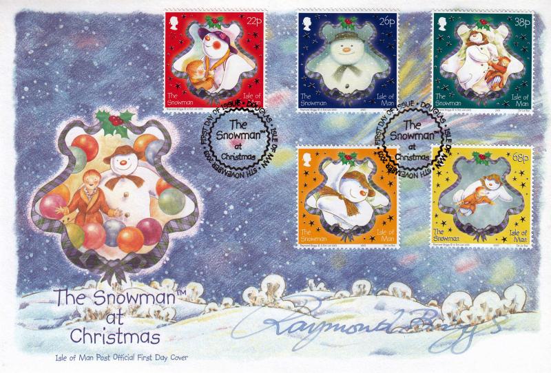 2003 (11) Christmas - Isle of Man 'The Snowman' Special - Douglas H/S - Signed by Raymond Briggs