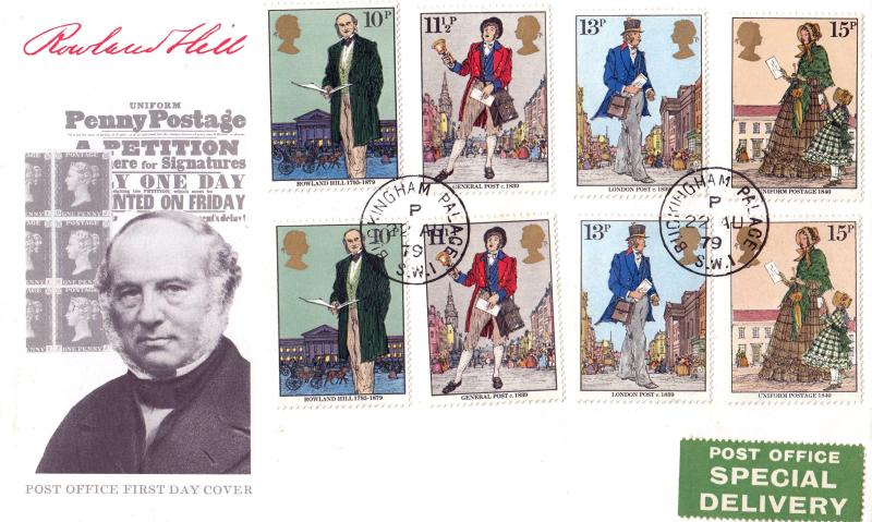 1979 (08) Rowland Hill (Stamps) - PO - Buckingham Palace CDS