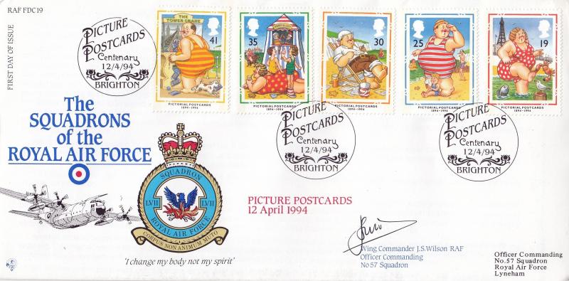1994 (04) Postcards - RAF FDC 19 Official