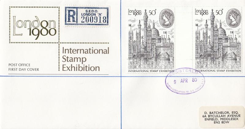 1980 (04) London 50p - PO - Westminster Bridge Road (Registered) CDS