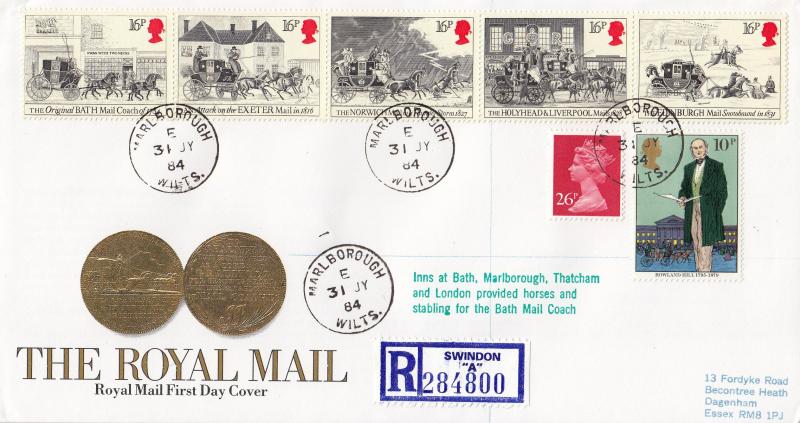 1984 (07) Royal Mail - RM - Marlborough CDS