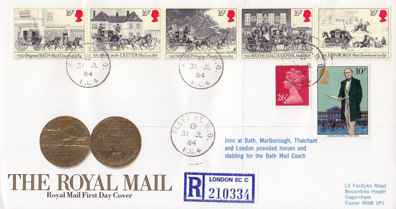 1984 (07) Royal Mail - RM - Fleet St CDS