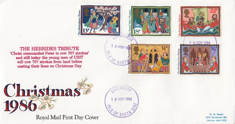 1986 (11) Christmas - RM - Lochmaddy, North Uist CDS