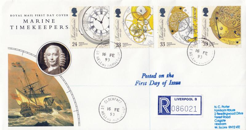 1993 (02) Marine Timekeepers - RM - Clockface CDS