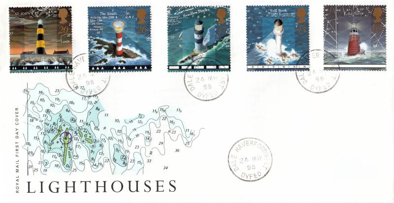 1998 (03) Lighthouses - RM - Dale, Haverfordwest CDS