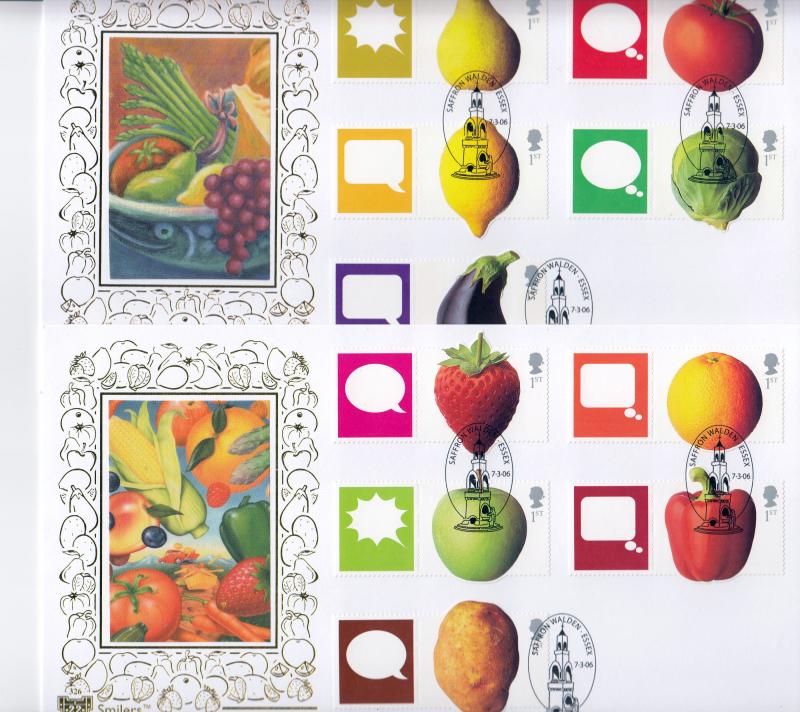 2006 (03) Fun Fruit & Veg Generic Labels - Benham Gold (500) Official (Pair)