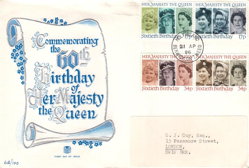 1986 (04) Queen's 60th Birthday - Stuart - Holy Island CDS