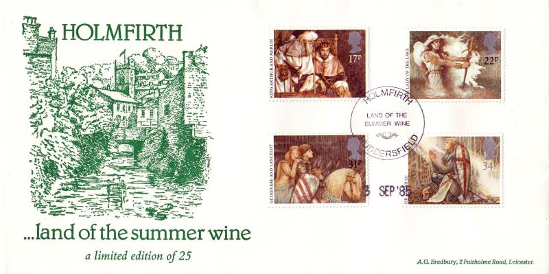1985 (09) King Arthur - Bradbury Holmfirth Special - Holmfirth, Land Of The Summer Wine H/S