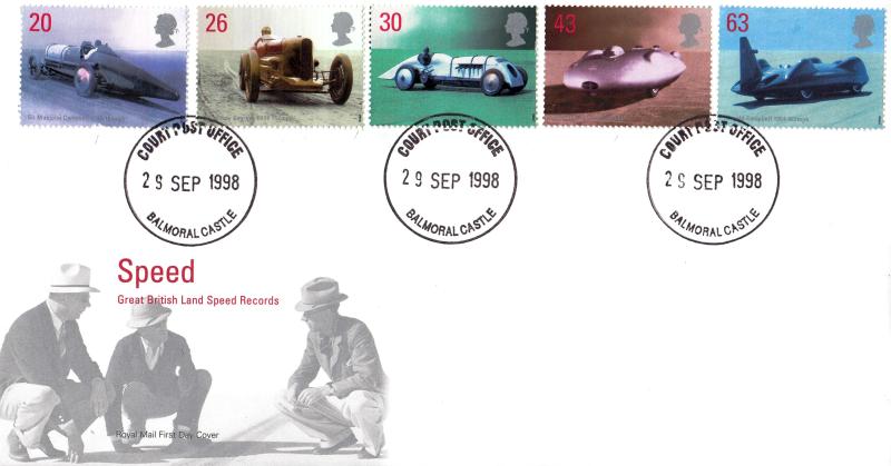 1998 (09) Speed - RM - Court Post Office, Balmoral Castle CDS