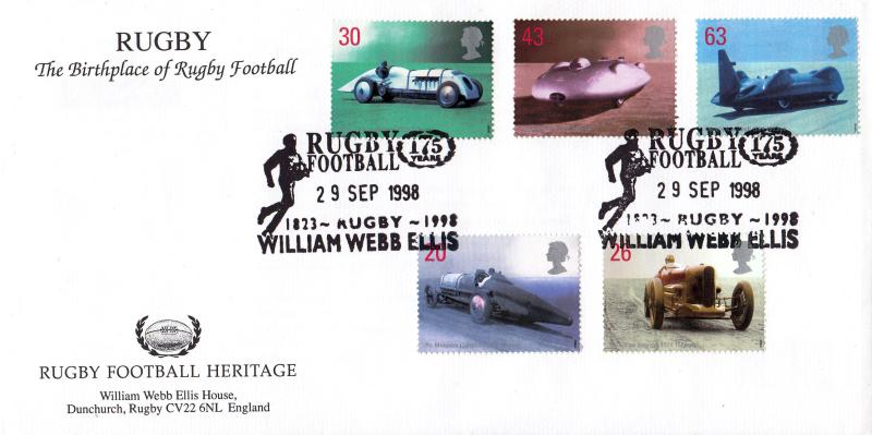 1998 (09) Speed - William Webb Ellis Official