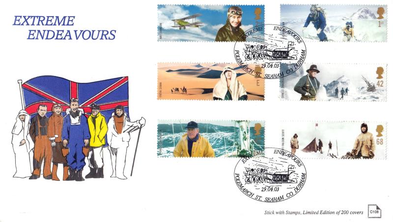 2003 (04) Extreme Endeavours - Stick With Stamps 'Polemarch St' Official