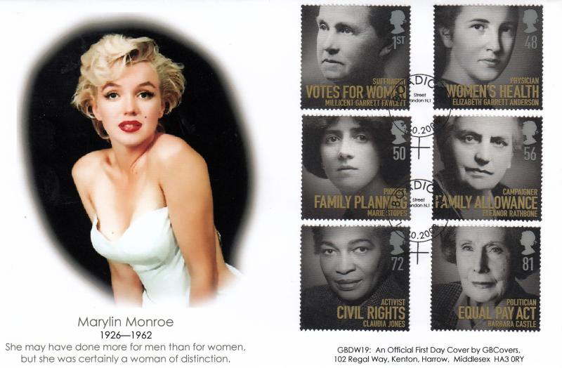 2008 (10) Women of Distinction - Derek Williams GB Covers DW19 ALTERNATIVE Official