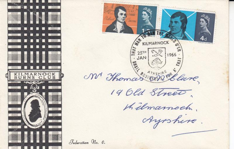 1966 (01) Robert Burns - Ord - Kilmarnock Burns Club Cover - Kilmarnock H/S (Large Version)