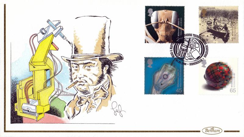 2000 (09) Mind & Matter - Benham 'Hand Painted' (Birmingham) Official