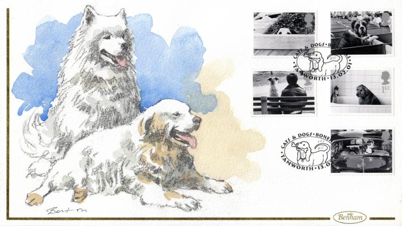 2001 (02) Cats & Dogs - Benham 'Hand Painted' (Tamworth) Official
