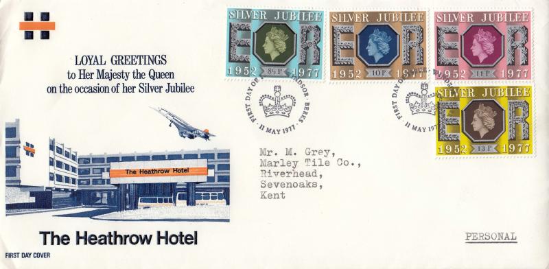 1977 (05) Silver Jubilee - The Heathrow Hotel Cinderella - Windsor (Crown) H/S