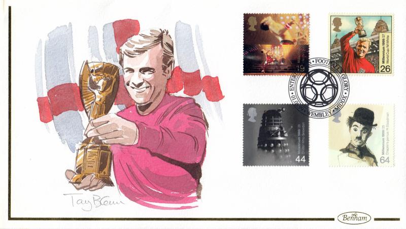 1999 (06) Entertainers - Benham Hand Painted (Football Glory, Wembley) Official