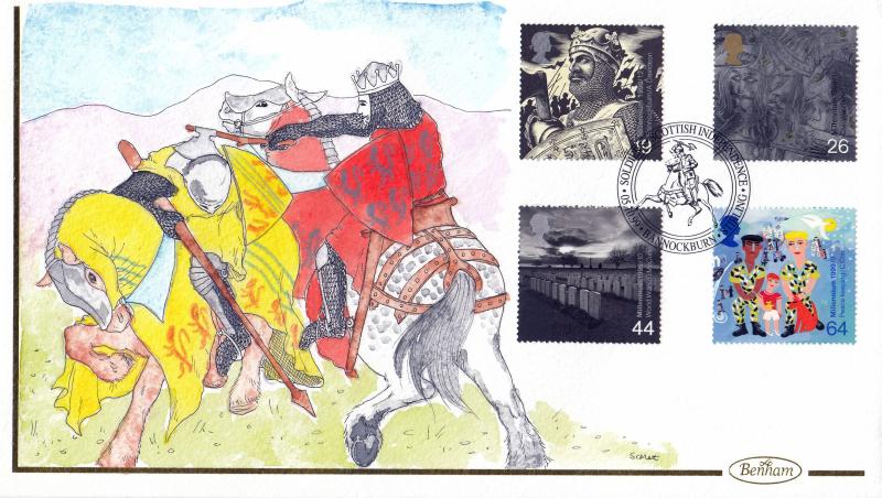 1999 (10) Soldiers - Benham 'Hand Painted' (Bannockburn) Official