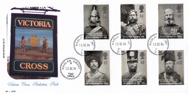 2004 (10) Crimean War - Brazier 'Victoria Cross' Pub Official - Raglan CDS