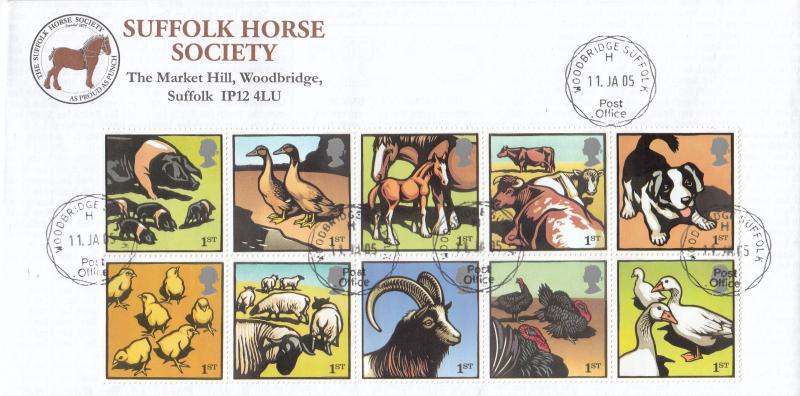 2005 (01) Farm Animals - Suffolk Horse Society Cover - Woodbridge CDS