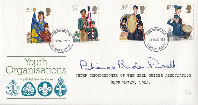1982 (03) Scouts - RM - Guildford FDI - Signed by Patience Baden Powell