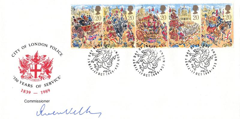 1989 (10) Lord Mayor's Show - City of London Police Special - London EC4 H/S - Signed by Commissioner Owen Kelly
