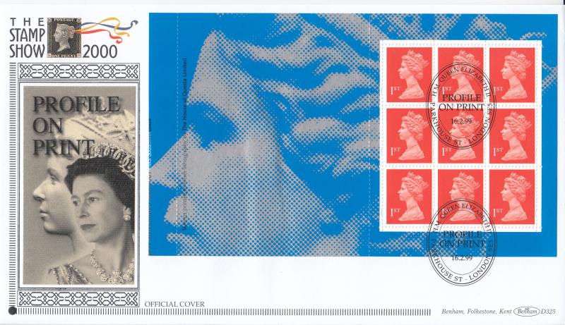 1999 (02) Profile on Print PSB - Benham D325 - Official Set of 5 Panes