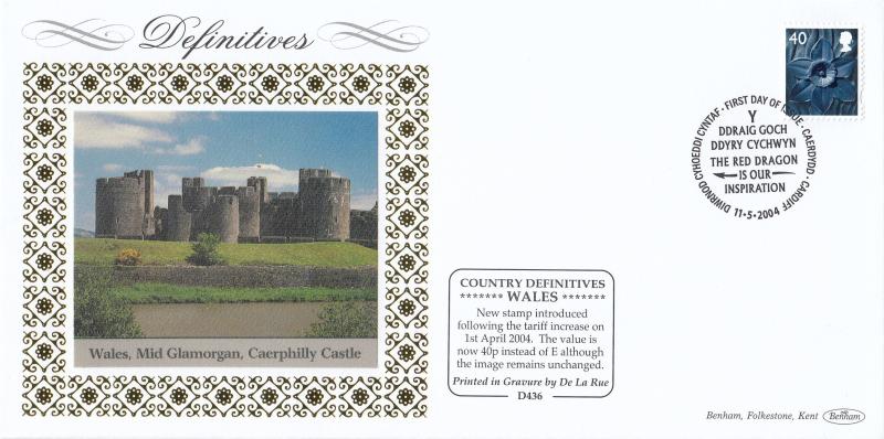 2004 (05) Wales Country Definitives - Benham D436 - Cardiff H/S